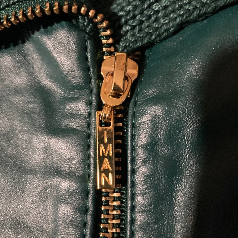 NWT IMAN Leather Jacket - Picture 7 of 16